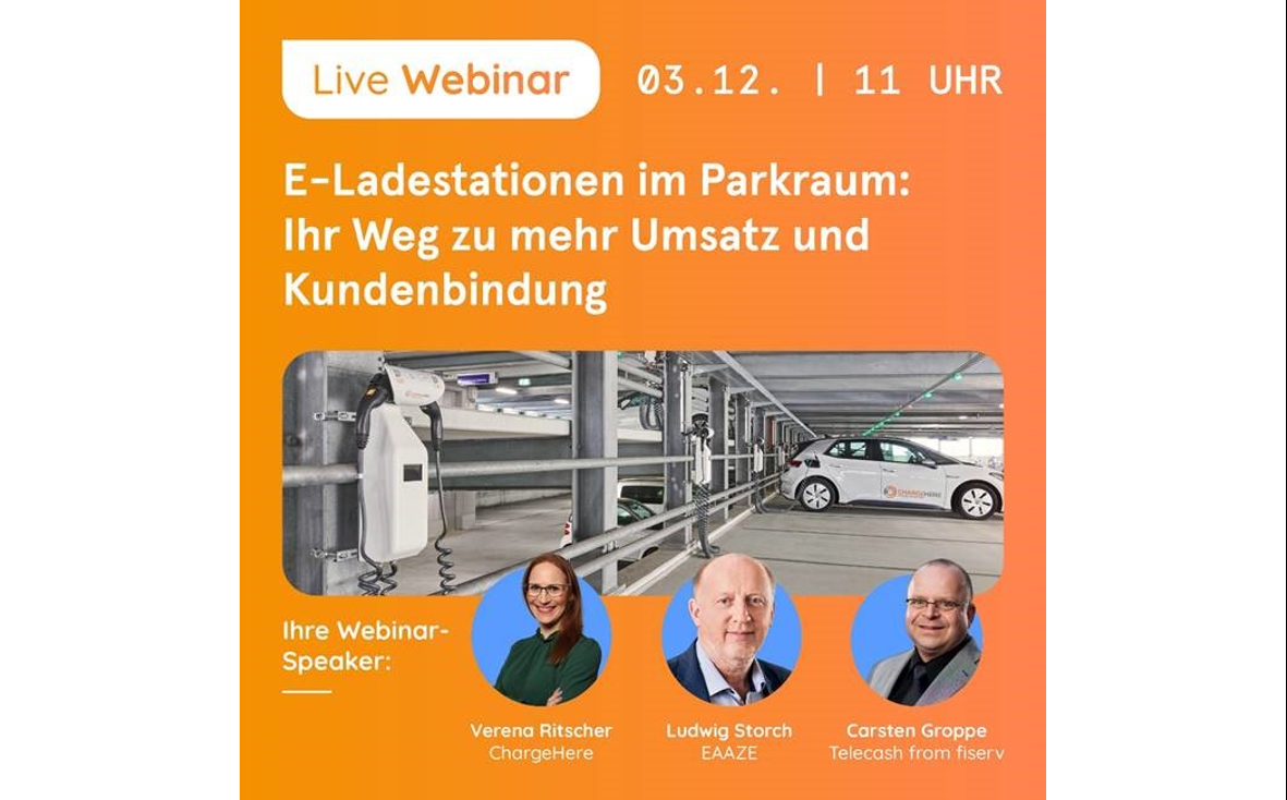 Webinar Ladestationen im Parkraum