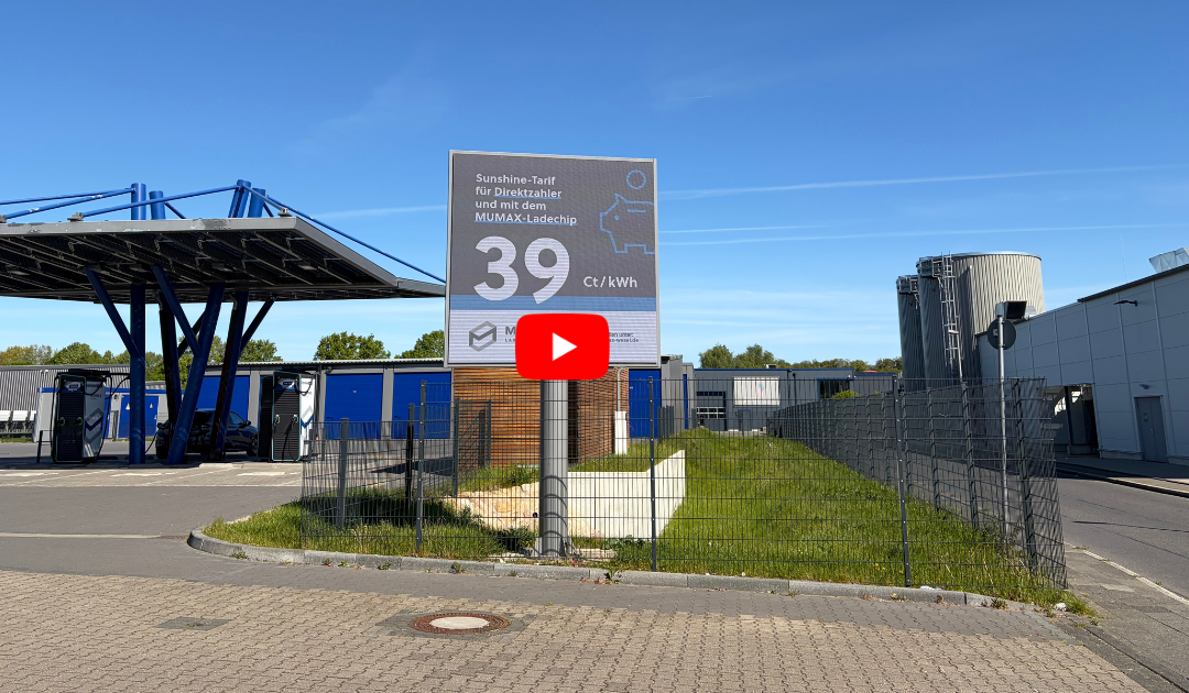 Nachhaltig laden mit eigenem Solarstrom – der MUMAX Ladepark in Wesel